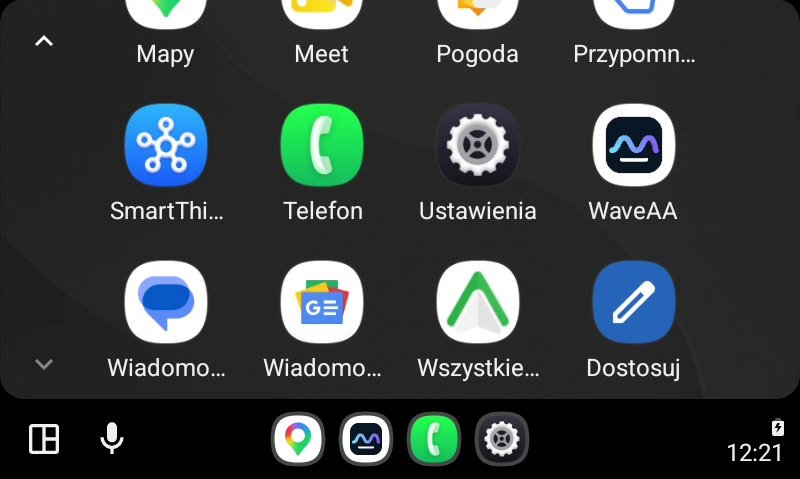 Liste des applications